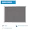 Mastervision MasterVision Ayda Wall Mount Push Pin Bulletin Board, 36x48", Gray Felt, Aluminum Frame, Home/Office FA05429214 - alternate 3